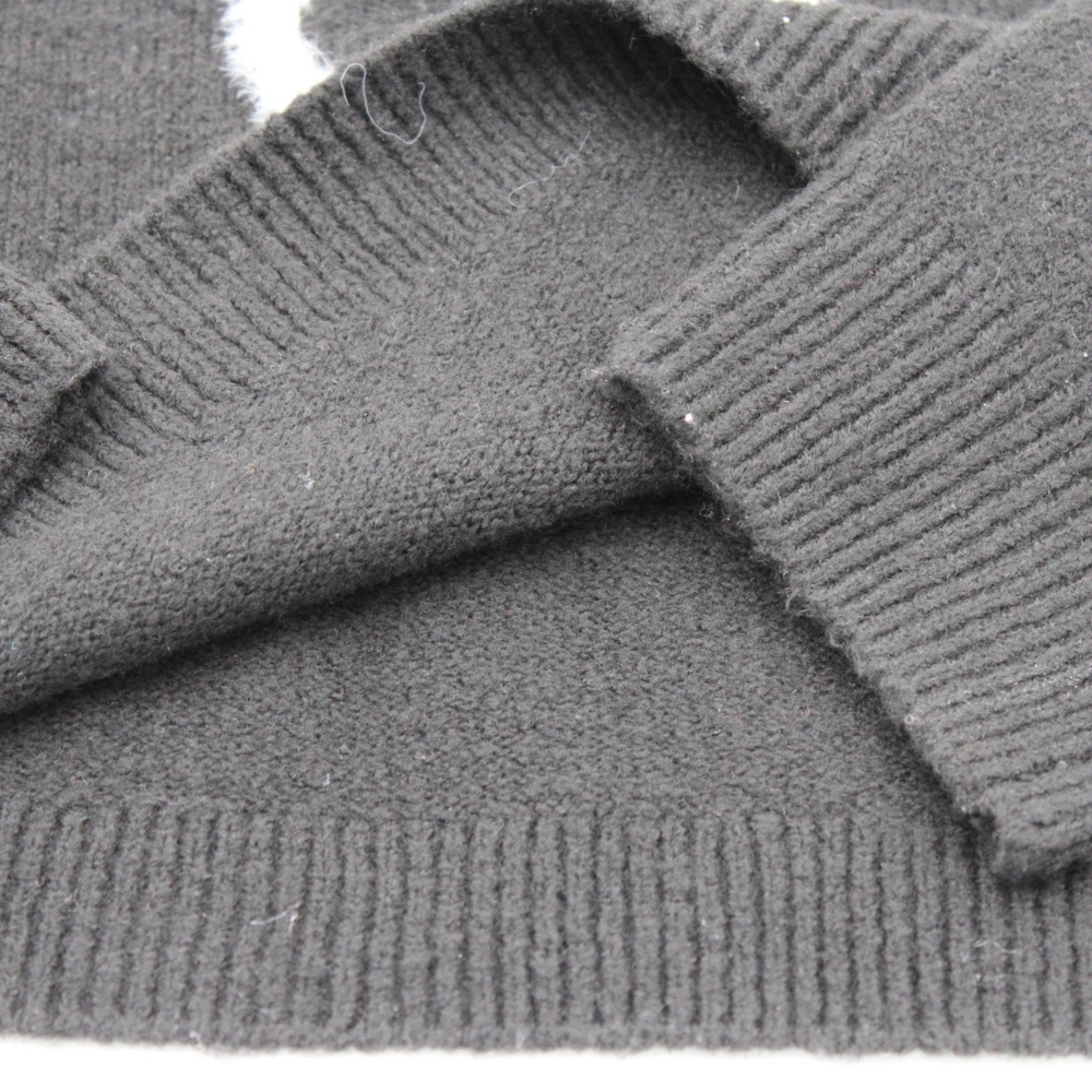 SO Black Bow Cropped Sweater – Juniors S - Picture 7 of 8